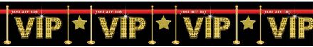 Afzetlint 'you are my VIP' Zwart