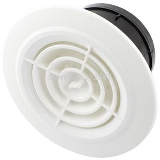 Afzuigkap Ronde Rotary Verstelbare Ventilatie Grille Air Vent Wit voor 100mm Duct