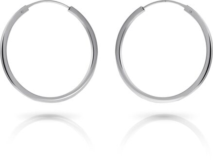 'Agata' Dames 925 Sterling Zilveren Oorbellen - Zilver ZO-7552