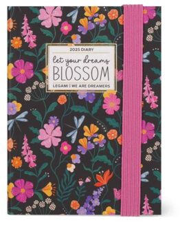 agenda 2025, 1 week per 2 pagina's, mini, wildflowers