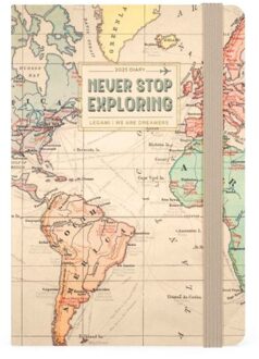 agenda 2025, 1 week per 2 pagina's, verticaal, medium, travel