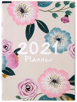 Agenda Planner Organizer A4 Notebook Journal Maandelijkse Dagelijkse Planner Nota Boek Stationaire Schoolbenodigdheden Beige