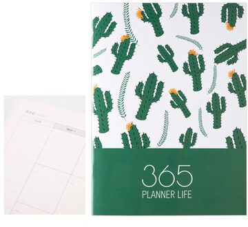 Agenda Planner Organizer A4 Notebook Journal Maandelijkse Dagelijkse Planner Nota Boek Stationaire Schoolbenodigdheden groen