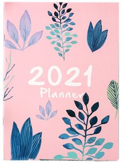 Agenda Planner Organizer A4 Notebook Journal Maandelijkse Dagelijkse Planner Nota Boek Stationaire Schoolbenodigdheden roze 2