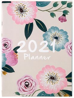 Agenda Planner Organizer A4 Notebook Journal Maandelijkse Dagelijkse Planner School Bourgondië