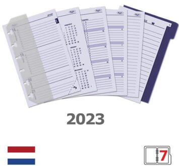 Agendavulling 2021 Kalpa Pocket Junior Jaardoos 7dag/2paginas Wit