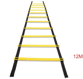 Agility Ladder Voetbal Speed Outdoor Training Trappen Bandjes Touw Gym Verstelbare Springen Rooster Finess Apparatuur Accessoires 10m