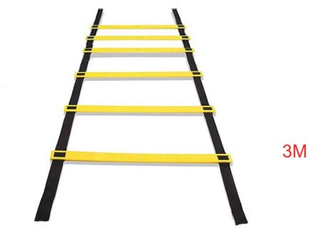 Agility Ladder Voetbal Speed Outdoor Training Trappen Bandjes Touw Gym Verstelbare Springen Rooster Finess Apparatuur Accessoires 3m