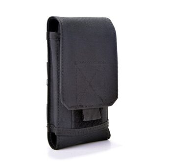 AGM A9 X2 X3 Outdoor Sport Holster Haak Lus Riem Case Bag Pouch Voor Caterpillar Cat S61 S60 Kat S50 s40 S30 S41 S31 S50C S48C zwart