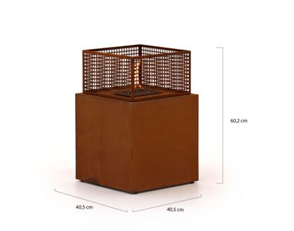 Agni 40 haard 40,5x40,5x60,2cm - Laagste prijsgarantie! Taupe