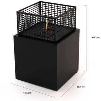 Agni 40 haard 40,5x40,5x60,2cm - Laagste prijsgarantie! Zwart