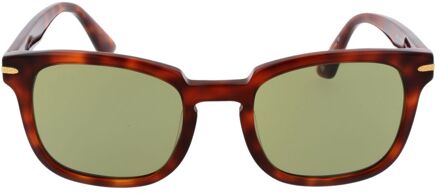 Agostino Vierkante Zonnebril Bruin - One Size