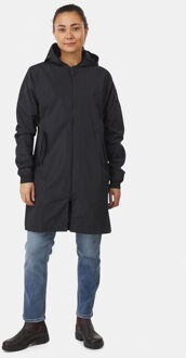 Agu Long Bomber Regenjas Urban Outdoor Dames - Zwart - S