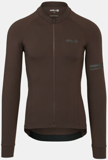 Agu Solid Jersey LS Performance Fietsshirt Bruin - M