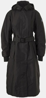 Agu Winter Trench Coat Long Dames Zwart - XL