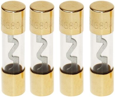 AGU zekering 60 Ampere (zilver) 4 stuks in blister 30390060