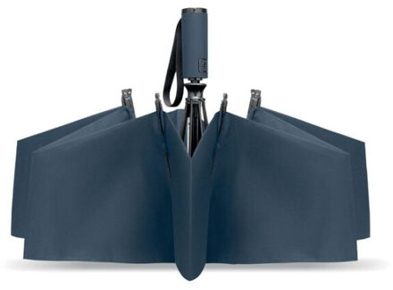 Agumbe windproof opvouwbare paraplu Blauw - One size