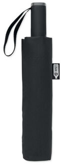 Agumbe windproof opvouwbare paraplu Zwart - One size