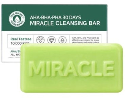 AHA BHA PHA 30 Days Miracle Cleansing Bar | Rug acne | Bacne | Zeep voor puistje op je rug