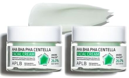 AHA BHA PHA Centella Facial Cream Set 2 pcs