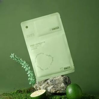 AHA Brightening and Cleaning Two-Step Hand Mask Green Tangerines - 1pc (36g & 3g)