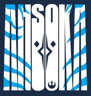 Ahsoka Type Logo Hoodie - Navy - L - Navy blauw
