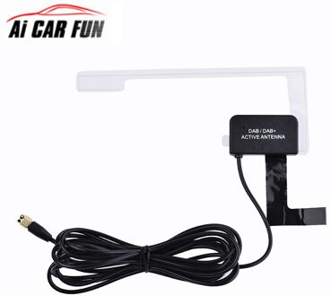 Ai Auto Fun DAB/DAB + Antenne Geïnstalleerd Hieronder Vensterglas Auto Radio Antenne Antenne SMA Plug Signaal Versterker sterke Ontvangst