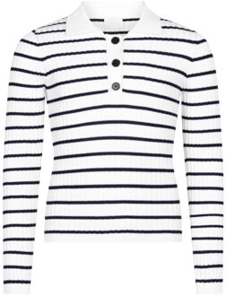AI&Ko Sweat julia stripe vis - maat 164 Ecru