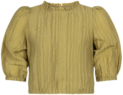 AI&Ko Top lange mouw alika structure l - maat 164 Groen