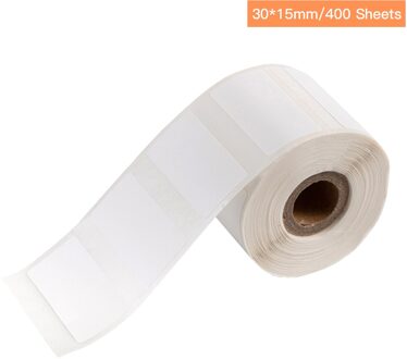 Aibecy 40*30Mm Zelfklevende Thermisch Papier Roll Naam Maat Prijs Label Papier 230 Vellen/Roll compatibel Met Thermische Printer type 5