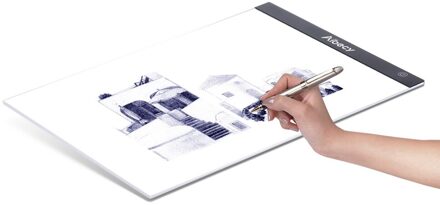 Aibecy A4 Ultra-Dunne Draagbare Led Licht Doos Tekening Tracer Tafel Schilderij Tracing Pad Kopie Boord Panel Met Traploze dimbare