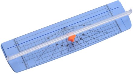 Aibecy Draagbare A4 Size 12 Inch Papiersnijder Papier Trimmer Snijmachine Snijden Breedte Voor Ambachtelijke Papier Foto Gelamineerd Papier blauw