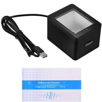 Aibecy YHD-9800 Desktop 1D/2D/QR Barcode Scanner USB Bedrade Bar Code Reader Cmos Hand-Gratis voor Mobiele Betaling voor POS winkel