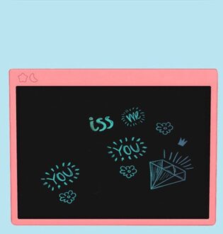 Aibevi 16 Inch Oplaadbare Tekening Tablet Kleurrijke Lcd Schrijven Tablet Smart Digitale Tabletten Voor Business Kids Tekening Tablet Solid kleur roze