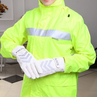 Aibusiso Houden Warme Hand Beschermingsmiddelen Fire Rescue Vlamvertragende Veiligheid Handschoenen Met Reflecterende Materiaal Tape A1009