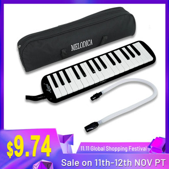 Aiersi 32 Key Melodica Piano Melodic Keyboard Instrument musical gifts with Carrying Bag Strap Mouthpiece