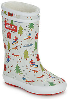 Aigle Regenlaarzen Aigle LOLLY POP FUR PRINT" Wit - 24,25,26,27,28,29,30,31,32,33,34