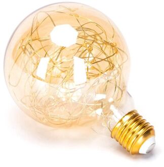 Aigostar LED E27-G95 Lamp met koperdraad - 1,2 Watt - 2500K