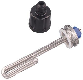 Aiicioo 1.5 Tri-Clamp Elektrische Rvs Verwarmingselement Onderdompeling Boiler Voor Water 120V 1500W/1650W 1650w L230mm / heater enkel en alleen