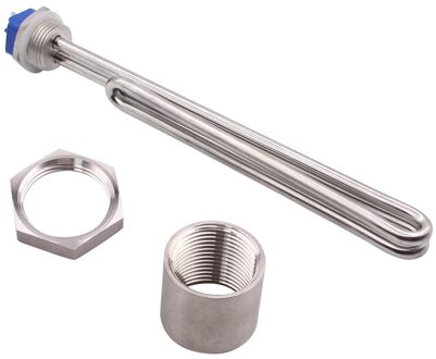 Aiicioo 1 Inch Npt Foldback Schroef In Heater Buisvormige Element Voor Homebrew 240V 5000W as the afbeelding shown