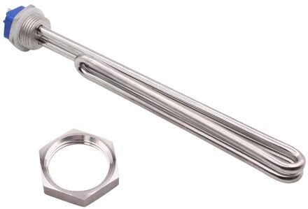 Aiicioo 1 Inch Npt Foldback Schroef In Heater Buisvormige Element Voor Homebrew 240V 5000W met locknut