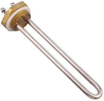 Aiicioo DN32 U Type Heater Verwarming Element Voor Vloeibare 1.25Inch Bsp Draad Dc 12V 200W/300W 12v 300w / Heater enkel en alleen