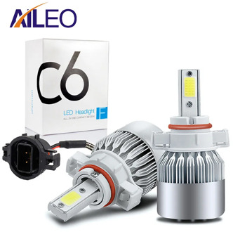 AILEO High power 2pcs PS24W 5202 h16(eu) 2504 5201 5301 5202 PS19W LED Fog Light Bulbs Extremely Bright 50W COB Chipset 6000K