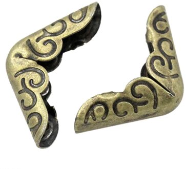 Aima 100 Pcs Boek Scrapbooking Albums Mappen Hoekbeschermers Brons Tone