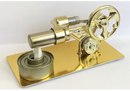Air Alle Metalen Stirling Engine Motor Generator Led Air Stirlingmotor Chidren Wetenschap Speelgoed