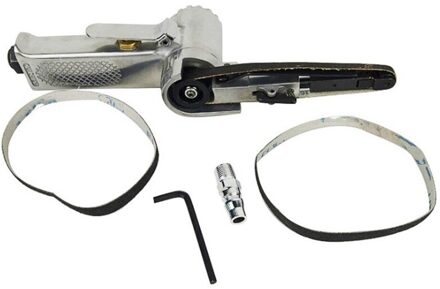 Air Bandschuurmachine Hoek Grinder Air Haakse Slijpmachine Met Schuren Riemen Voor Air Compressor Schuren Pneumatische Tool Set