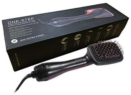 Air Brush Een Stap Föhn En Volumizer Elektrische Blower Borstel Stijltang Negatieve Ionen Borstelen Kam Haar Styler ons aansluiten / met doos