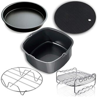 Air Friteuse Accessoires, Lucht Friteuse Accessoires en Lucht Friteuse Accessoires Fit voor alle 3.7QT-5.3QT-5.8QT, set van 5-7 inch