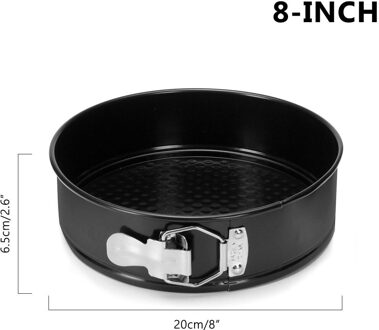 Air Friteuse Accessoires Set Bakken Mand Pizza Plaat Grill Pot Keuken Koken Tool 8Inch 5.3-5.8QT friteuse Onderdelen Cake Pan