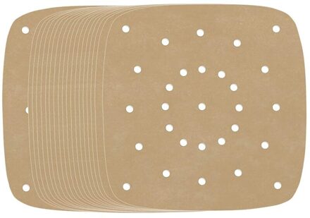 Air Friteuse Pads, 200 Sheets, 7.5 Inch Ongebleekt Vierkante Lucht Friteuse Pads / Steamer Papier/Siliconen Papier